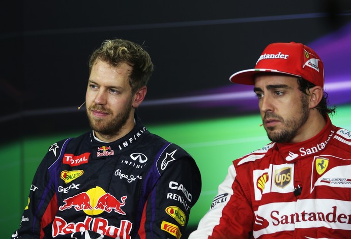 Sebastian Vettel assumirá o lugar de Fernando Alonso na Ferrari a partir de 2015 (Foto: Getty Images)