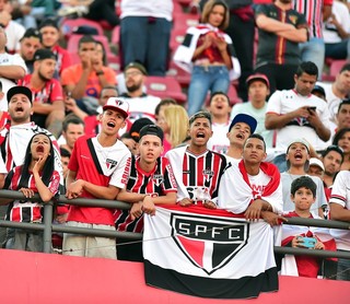 Torcida São Paulo X América-MG (Foto: Marcos Ribolli)