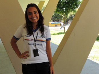 Mesmo estando no peso ideal, Tainara Neves se acha 'gordinha' (Foto: Katherine Coutinho/G1)