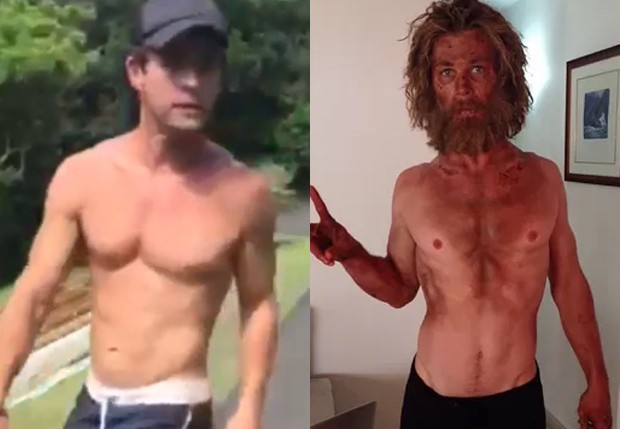 Chris Hemsworth Sarado Sem Camisa - Ator de Thor, Fotos