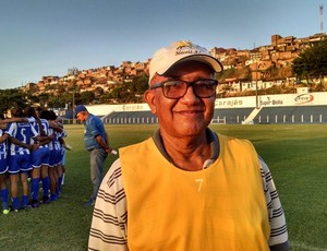 José da Silva, técnico do futebol feminino do CSA (Foto: Paulo Victor Malta/GloboEsporte.com)