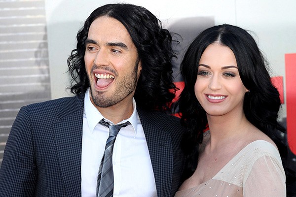 Kety Perry e Russell Brand (Foto: Getty Images)