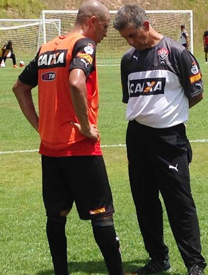 Jorge Wagner e Ricardo Drubscky; Vitória (Foto: Divulgação/EC Vitória)