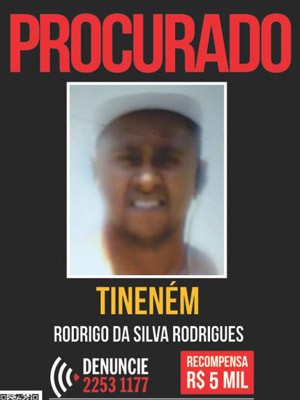 Traficante Tineném (Foto: Reprodução/ Disque-denúncia)