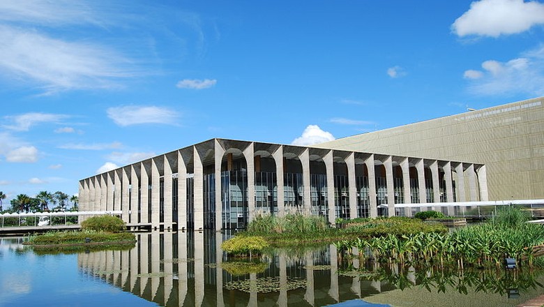 Palácio do Itamaraty, em Brasília (Foto: A C Moraes/Wikimedia Commons)