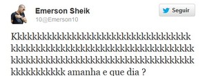 twitada Sheik (Foto: Reprodução do Twitter)