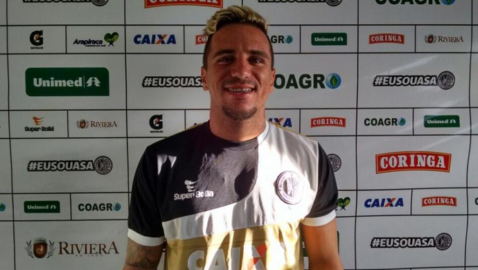 Luiz Paulo se apresentou em Arapiraca (Foto: Reprodução/ site oficial do ASA)