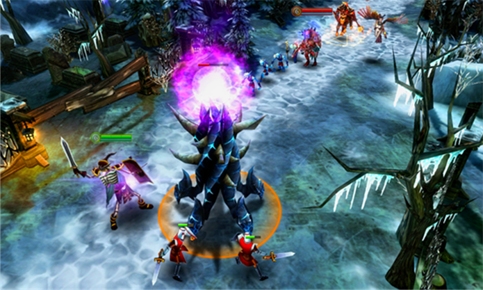 Horoes of Order Chaos é um game de batalhas online para Windows Phone (Foto: Divulgação/Windows Phone Store)