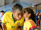 'Mini Bruna' manda recado para Neymar: 'Fique bom logo'