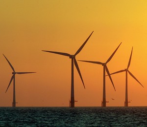 Turbina de energia eólica (Foto: Getty Images) Turbina de energia eólica (Foto: Getty Images)