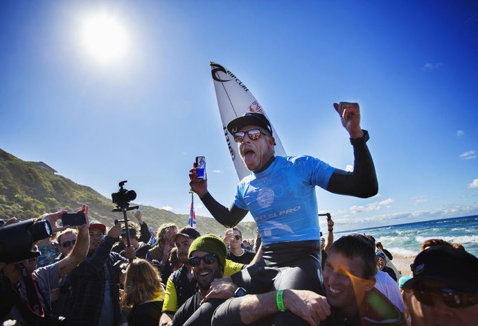 surfe Mick Fanning Bells Beach Mundial final (Foto: WSL)