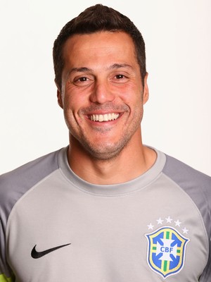 FOTO CRACH Seleção brasileira - Julio Cesar (Foto: Agência Getty Images)
