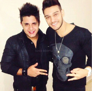 Cristiano Araújo e Lucas Lucco (Foto: Reprodução/Instagram)