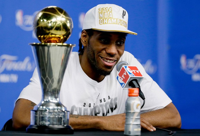 Basquete nba Kawhi Leonard san antonio Spurs MVP das finais (Foto: Agência AP)