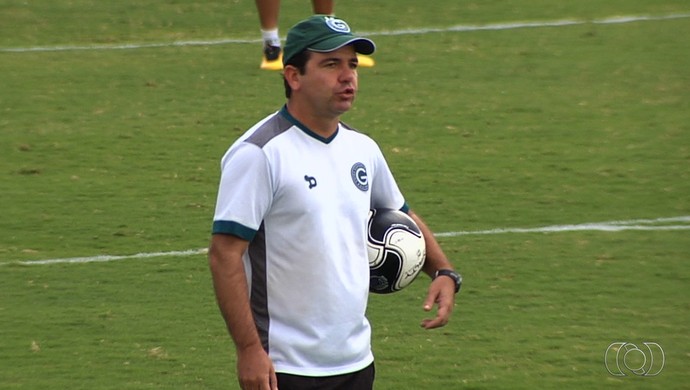 Enderson Moreira, técnico do Goiás (Foto: Reprodução/TV Anhanguera)