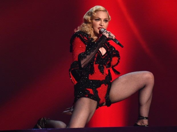 Madonna no Grammy (Foto: John Shearer/AP)