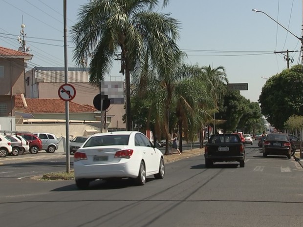 Avenida Potirendaba, onde mulher foi raptada (Foto: Reprodução / TV TEM) Avenida Potirendaba, onde mulher foi raptada (Foto: Reprodução / TV TEM)