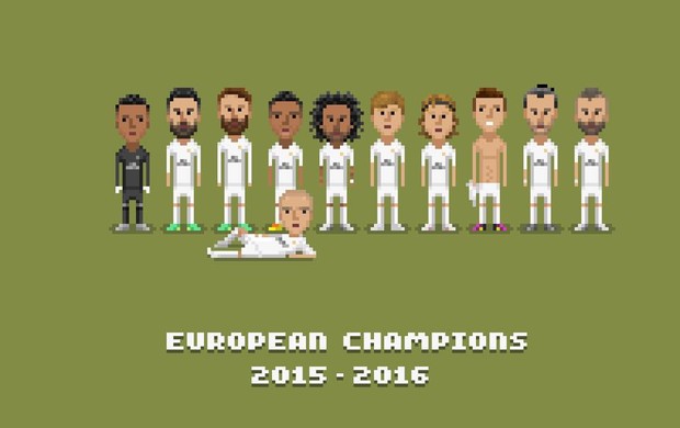 8 Bit Football - Real Madrid Champions