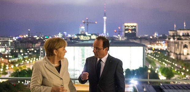 Merkel e Hollande (Foto: EFE)