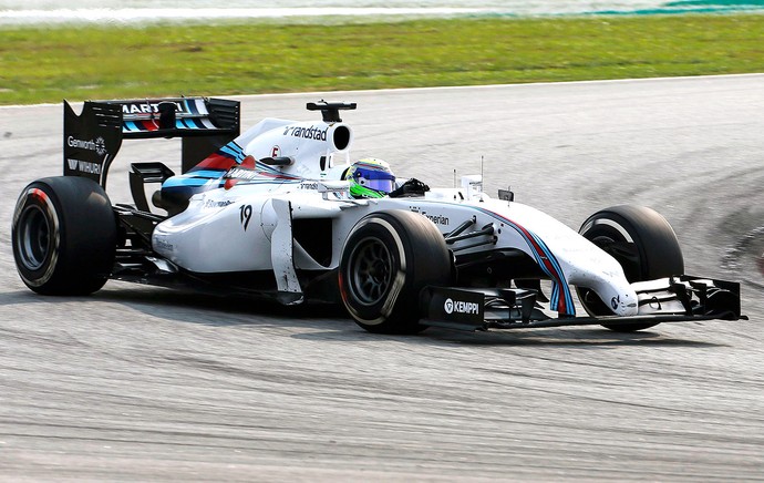 Felipe Massa prova GP Malásia F1 (Foto: Reuters)