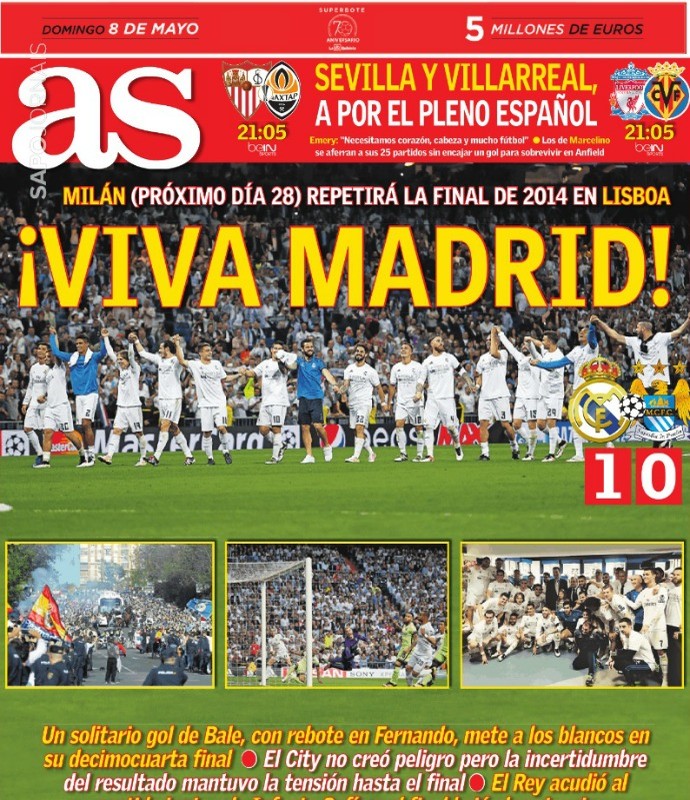 Cala AS Real Madrid (Foto: ReproduÃƒÂ§ÃƒÂ£o)