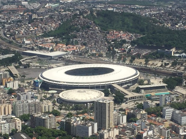 Adriano Reis Silva fotografou o estádio do Maracanã (Foto: Adriano Reis Silva/ Arquivo pessoal)