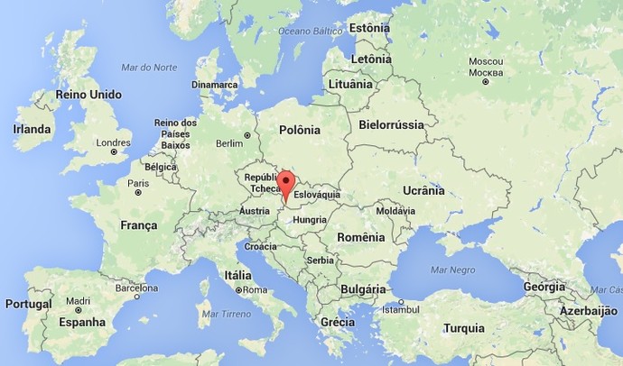 samorin fluminense eslovaquia (Foto: Reprodução / Google Maps)