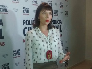 Delegada Luciane Libório contou detalhes de como suspeito agia durante assaltos. (Foto: Diego Souza/G1)