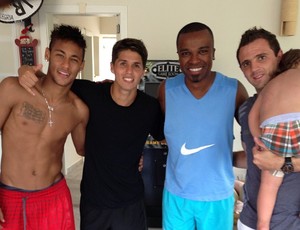 Neymar Montillo Patito Alexandre Pires Instagram (Foto: Reprodução / Instagram)