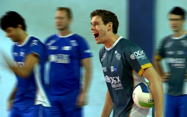 Bruninho, levantador do Rio de Janeiro  (Foto: Reprodução SporTV)