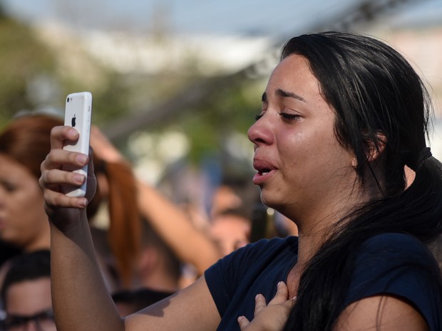 Fiéis se emocionam na Marcha para Jesus em São Paulo (Foto: Flavio Moraes/G1) Fiéis se emocionam na Marcha para Jesus em São Paulo (Foto: Flavio Moraes/G1)