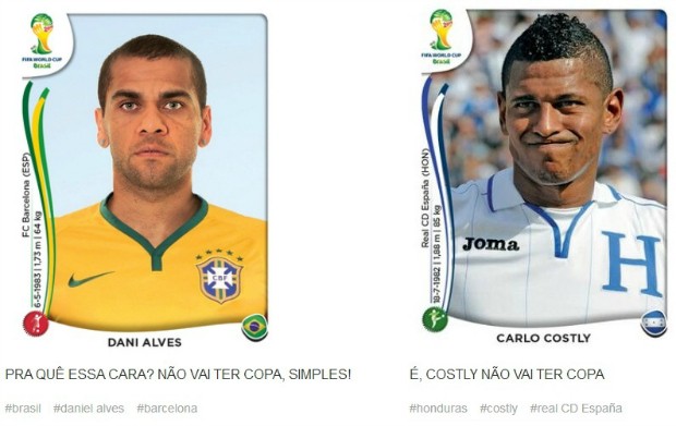 Pela cara do Daniel Alves e do Carlo Costly acho que não vai ter Copa (Foto: Reprodução/Tumblr)