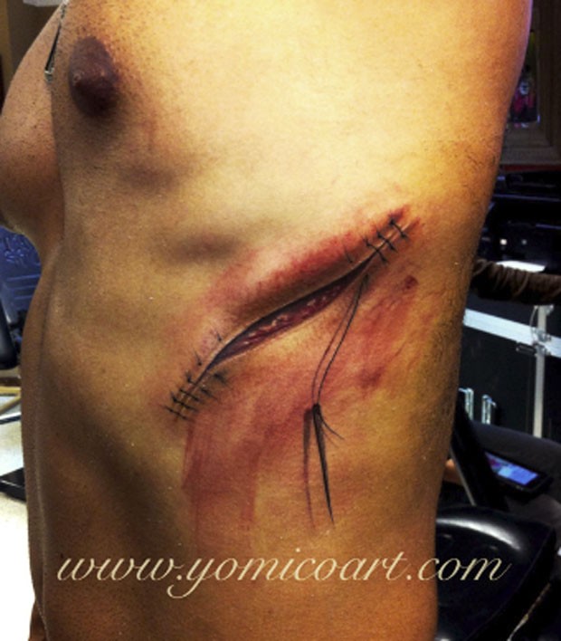 Yomico Moreno ganhou destaque por causa de suas tatuagens hiperrealistas. (Foto: Reprodução)