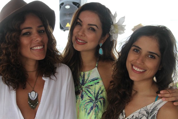 Roberta Almeida, Liah Soares e Camilla Camargo na festa o Forninho (Foto: MF Models Assessoria)