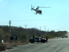 Com apoio de helicóptero, PM tenta prender homicidas no Oeste potiguar