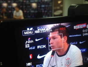 Anderson Polga apresentado no Corinthians (Foto: Sergio Gandolphi / Globoesporte.com)