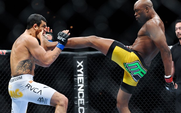 ufc anderson silva vitor belfort (Foto: Agência Getty Images) ufc anderson silva vitor belfort (Foto: Agência Getty Images)