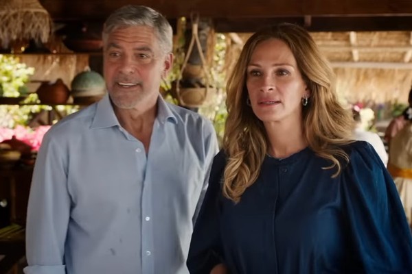Julia Roberts e George Clooney no filme Ingresso para o Paraíso (Foto: Divulgação)