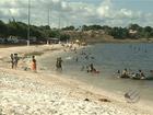 Praia artificial é atração na temporada de calor em Breu Branco, no Pará