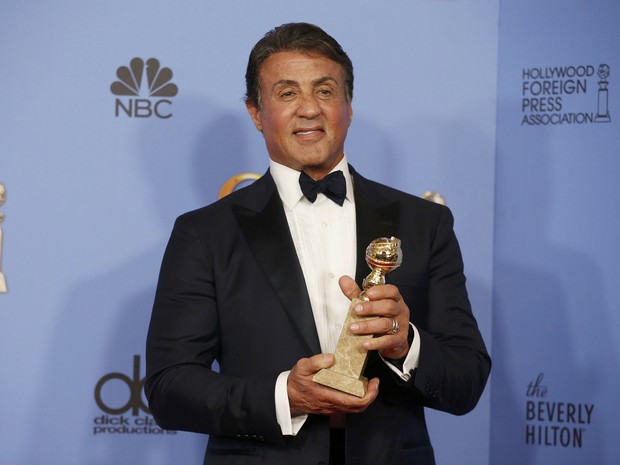 Sylvester Stallone ganhou o Globo de Ouro de melhor ator coadjuvante (Foto: REUTERS/Lucy Nicholson)