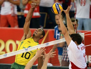 Brasil x Polonia vôlei - lucarelli (Foto: Getty Images)