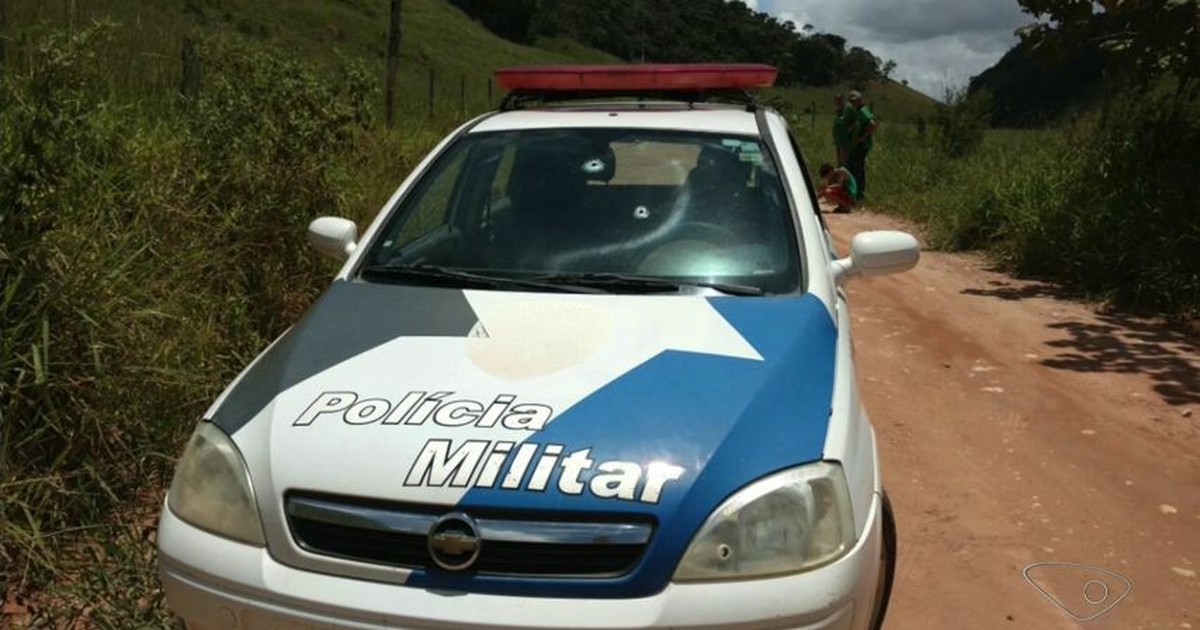 Viatura da Polícia Militar é alvo de tiros em Alegre, ES - Globo.com