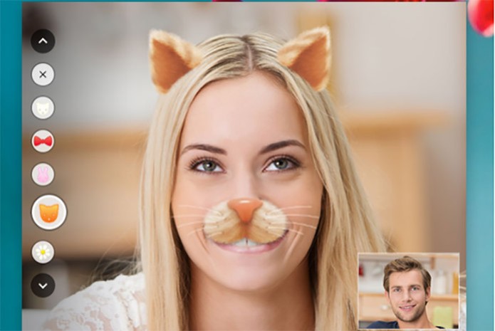 ICQ oferece máscaras de realidade aumentada pelo computador (Foto: Divulgação/ICQ)