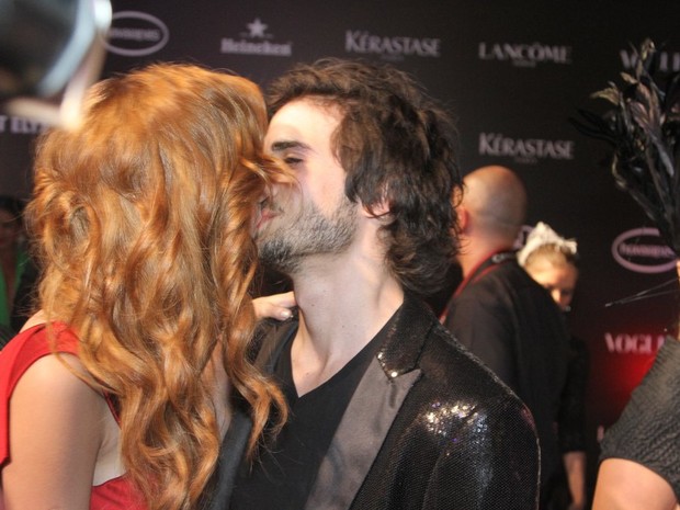 Sophia Abrahão e e Fiuk em festa de gala em São Paulo (Foto: Leo Franco e Thiago Duran/ Ag. News)