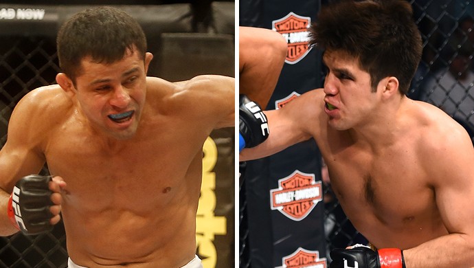 montagem Jussier Formiga x Henry Cejudo (Foto: Montagem sobre foto da Getty Images)