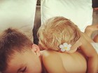 Own! Gisele Bündchen mostra os filhos dormindo abraçados