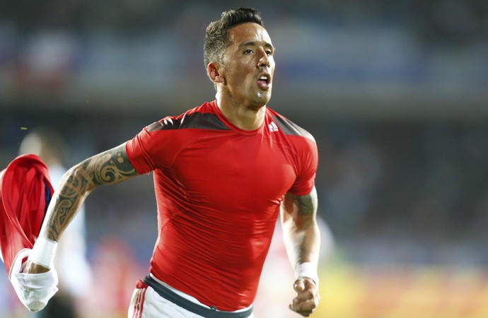Barrios gol Paraguai Argentina (Foto: Reuters)