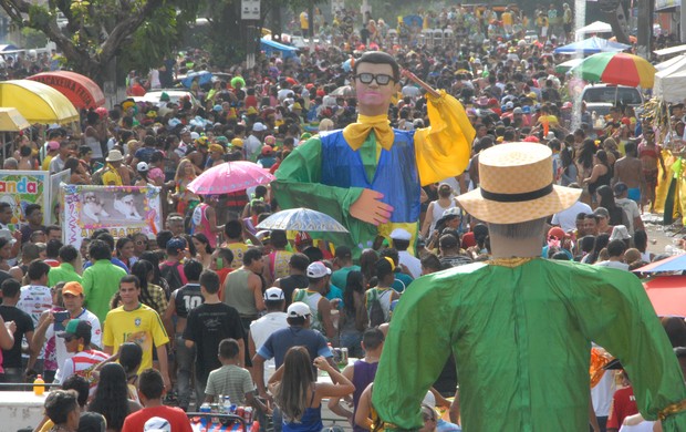 'A Banda' percorreu as ruas de Macapá na terça-feira de carnaval (Foto: Gabriel Penha/GE-AP)