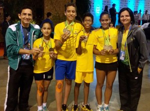 Delegação do Piauí no Badminton (Foto: Arquivo Pessoal/Norma Rodrigues)