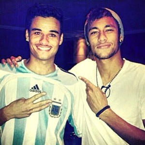 Neymar com amigo (Foto: Reprodução / Instagran) Neymar com amigo (Foto: Reprodução / Instagran)